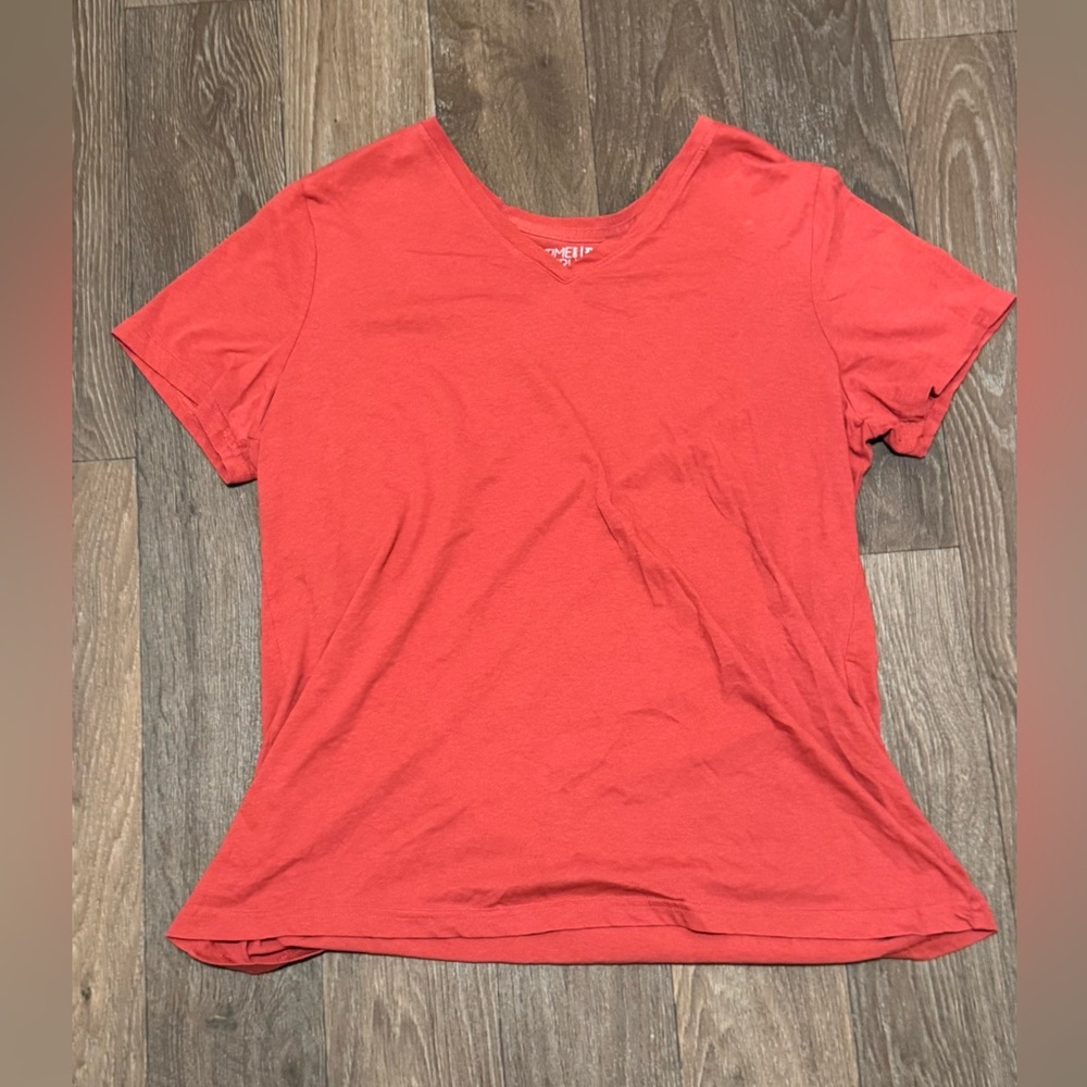 Time and Tru Orange XL Women’s T-Shirt